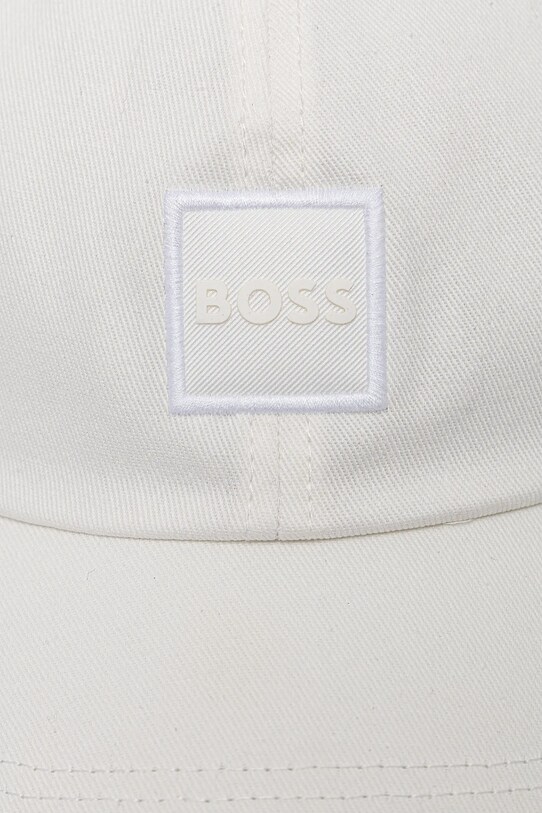 BOSS Orange șapcă de baseball din bumbac 50535555 alb SS25