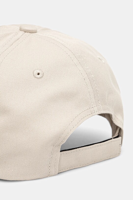 Akcesoria BOSS Orange czapka z daszkiem bawełniana 50535555 beżowy