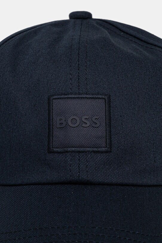 Бавовняна бейсболка BOSS Orange 50535555 темно-синій SS25