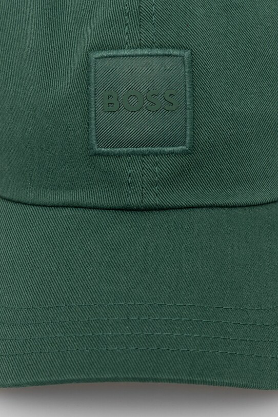 BOSS Orange berretto da baseball in cotone 50535555 verde SS25