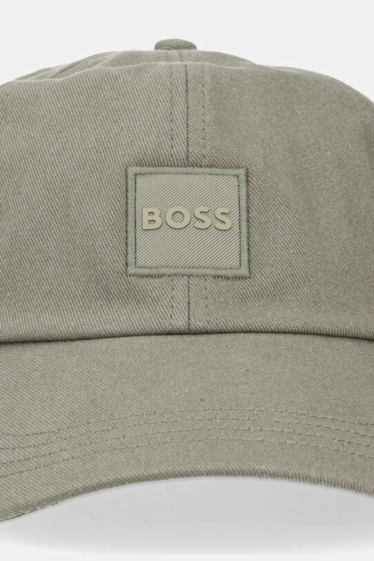 BOSS Orange șapcă de baseball din bumbac 50535555 verde SS25
