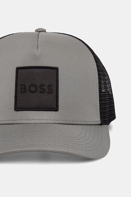 BOSS Orange czapka z daszkiem 50535622 zielony SS26