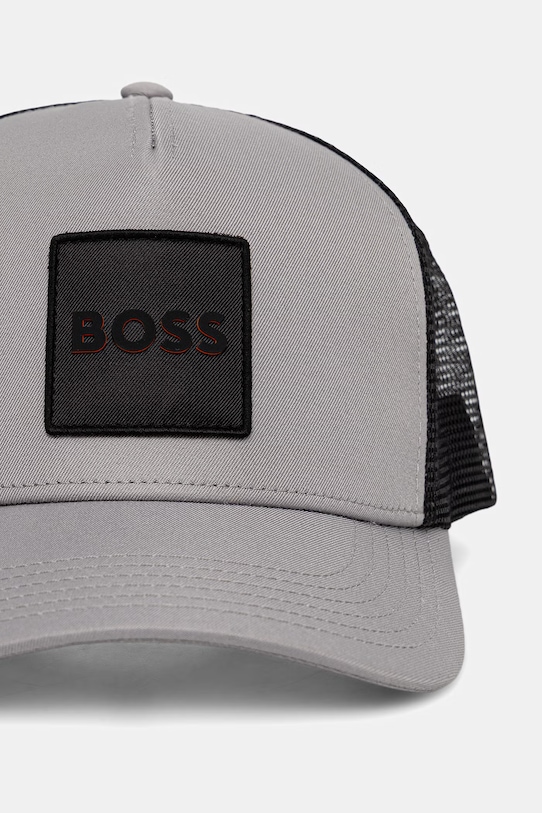 BOSS Orange trucker cap da uomo Elliot-PL 50535622 grigio SS26