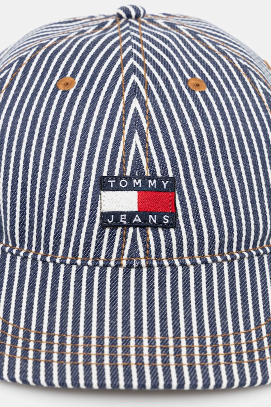 Tommy Jeans sapca AM0AM13358 bleumarin SS25