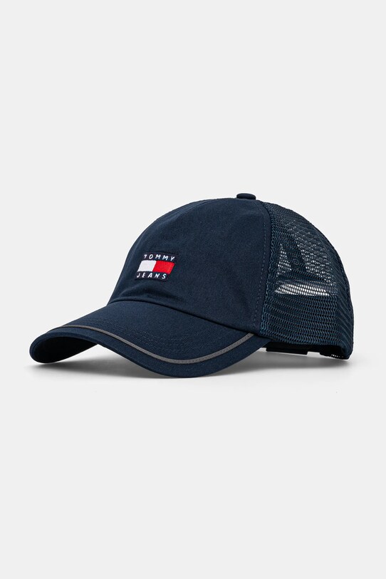 Tommy Jeans czapka z daszkiem aplikacja granatowy AM0AM13287
