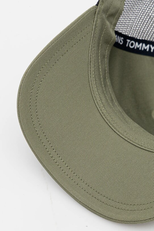 Tommy Jeans czapka z daszkiem zielony AM0AM13287
