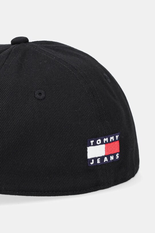 Аксесоари Памучна шапка с козирка Tommy Jeans AM0AM13290 черен