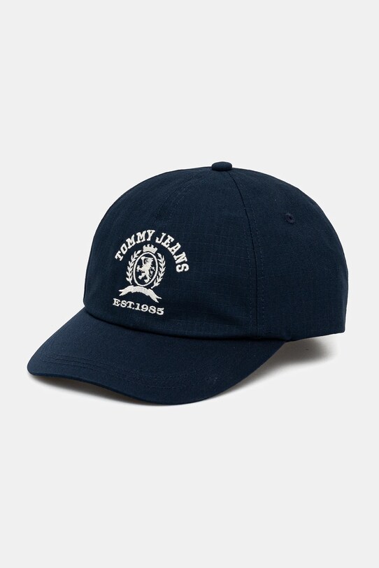 Tommy Jeans pamut baseball sapka aplikációval sötétkék AM0AM13286