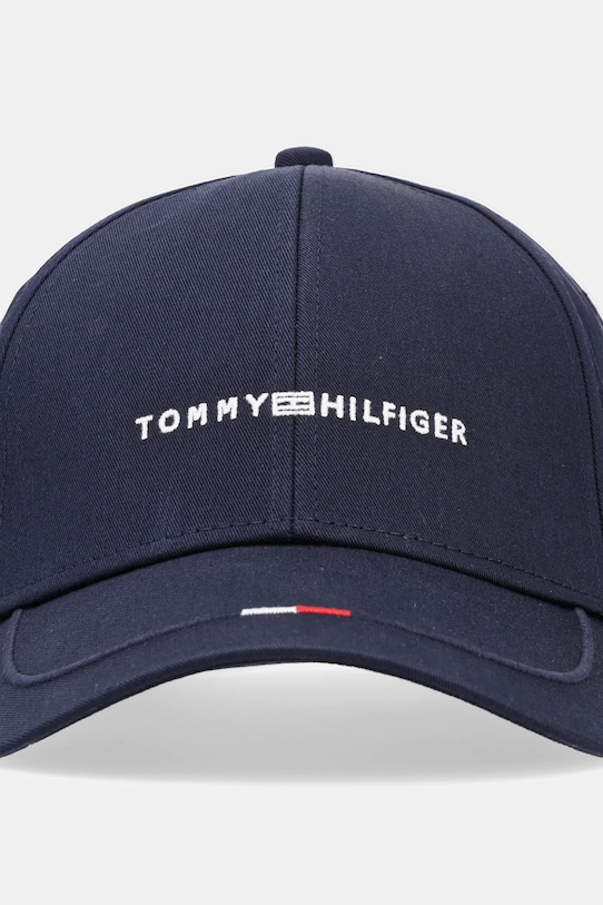 Tommy Hilfiger șapcă de baseball din bumbac AM0AM13001 bleumarin SS25