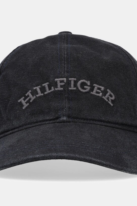 Хлопковая кепка Tommy Hilfiger AM0AM13003 чёрный SS25