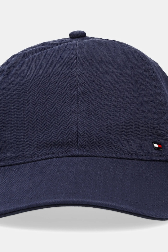 Tommy Hilfiger czapka z daszkiem bawełniana AM0AM13006 granatowy SS25