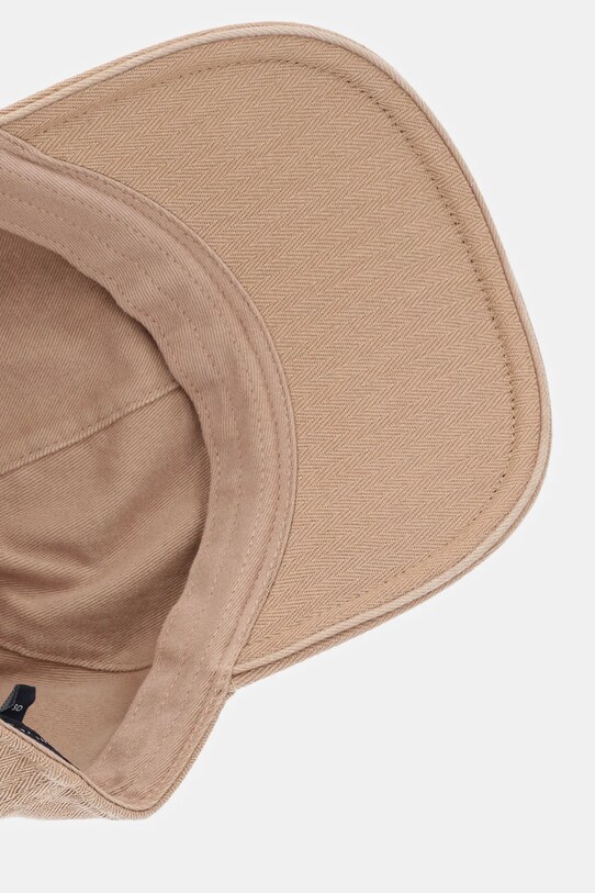Хлопковая кепка Tommy Hilfiger коричневый AM0AM13006