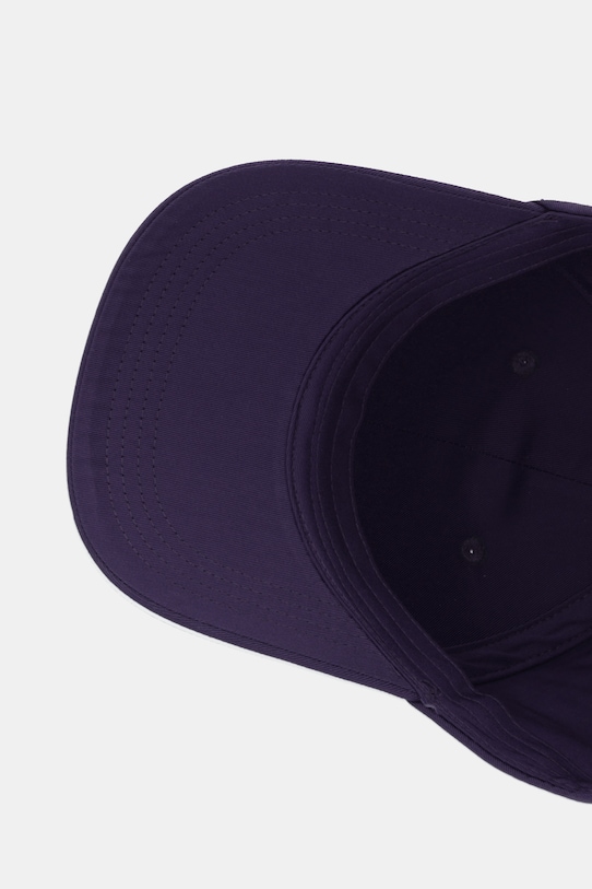 Βαμβακερό καπέλο του μπέιζμπολ Tommy Hilfiger μωβ AM0AM13008