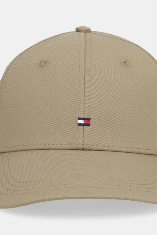 Tommy Hilfiger czapka z daszkiem bawełniana AM0AM13008 zielony SS26