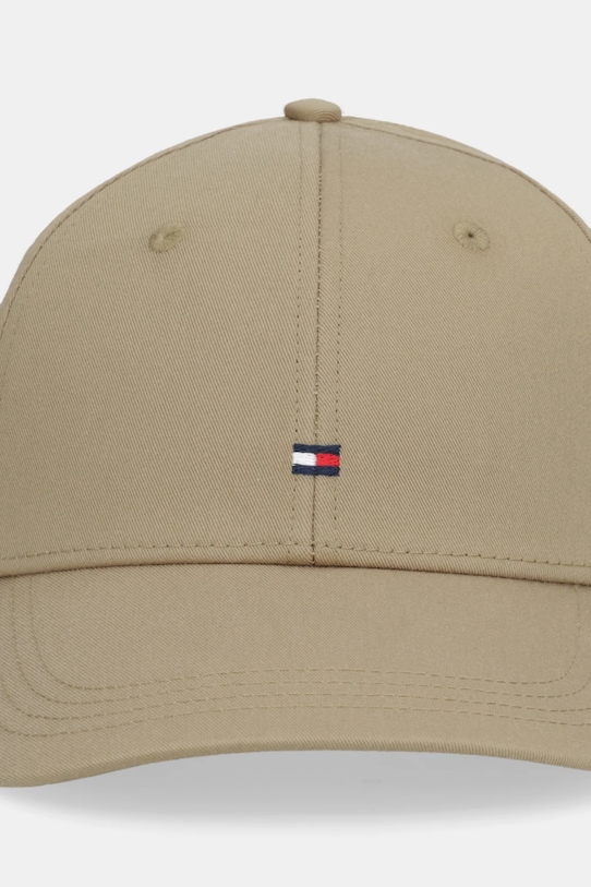 Tommy Hilfiger czapka z daszkiem bawełniana AM0AM13008 zielony SS26