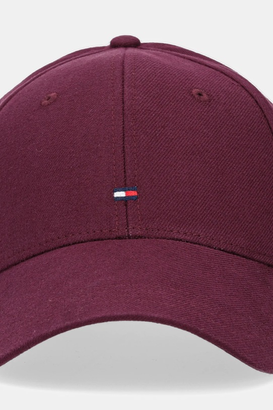 Tommy Hilfiger șapcă de baseball din bumbac AM0AM13008 burgundia SS25