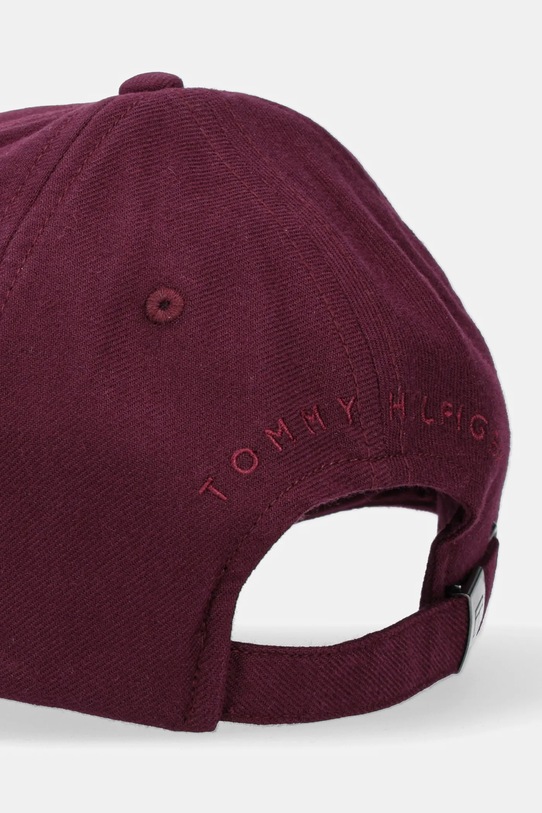 Accesorii Tommy Hilfiger șapcă de baseball din bumbac AM0AM13008 burgundia