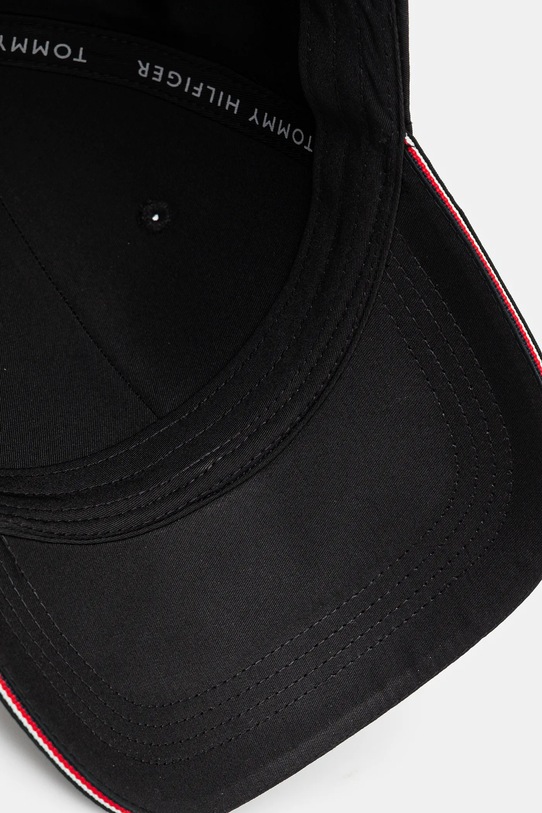 Akcesoria Tommy Hilfiger czapka z daszkiem AM0AM13336 czarny