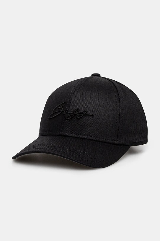 BOSS șapcă de baseball din bumbac bumbac negru 50533334