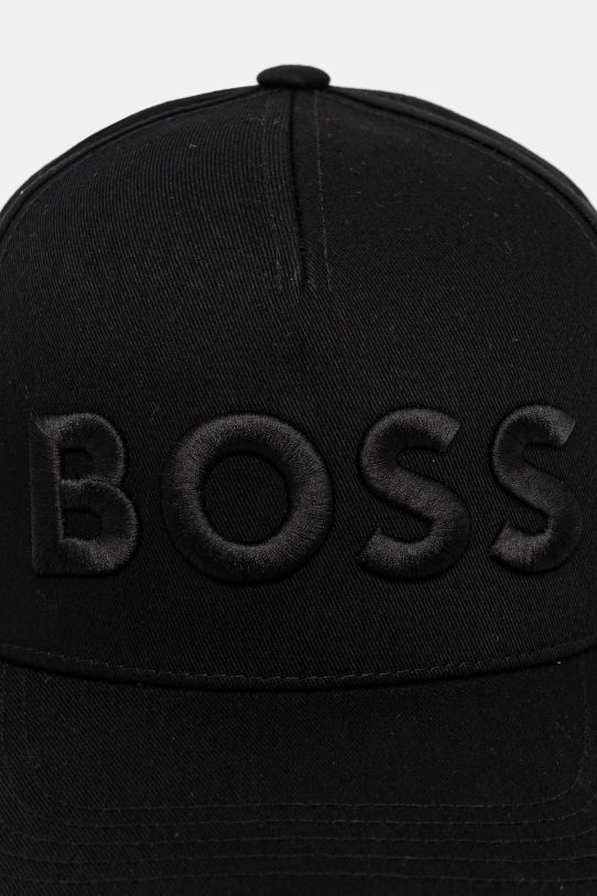 Bavlnená šiltovka BOSS 50536482 čierna SS25