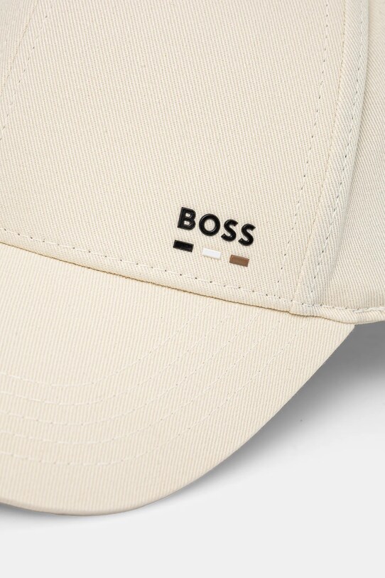BOSS șapcă de baseball din bumbac 50539428 bej SS25