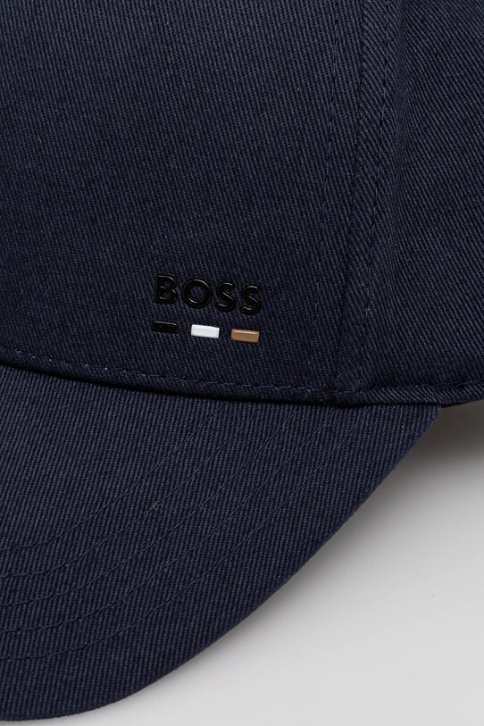 Βαμβακερό καπέλο του μπέιζμπολ BOSS σκούρο μπλε 50539428