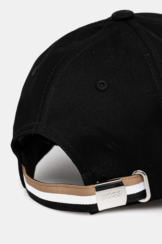 Αξεσουάρ Βαμβακερό καπέλο του μπέιζμπολ BOSS 50539428 μαύρο