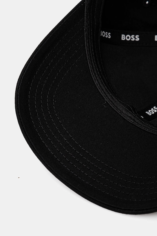 Βαμβακερό καπέλο του μπέιζμπολ BOSS μαύρο 50539428