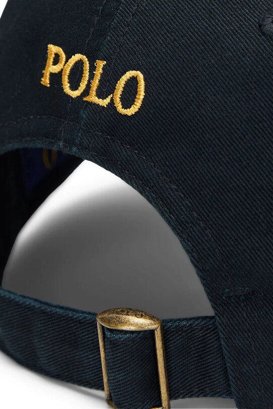 Αξεσουάρ Βαμβακερό καπέλο του μπέιζμπολ Polo Ralph Lauren 710903105 μαύρο