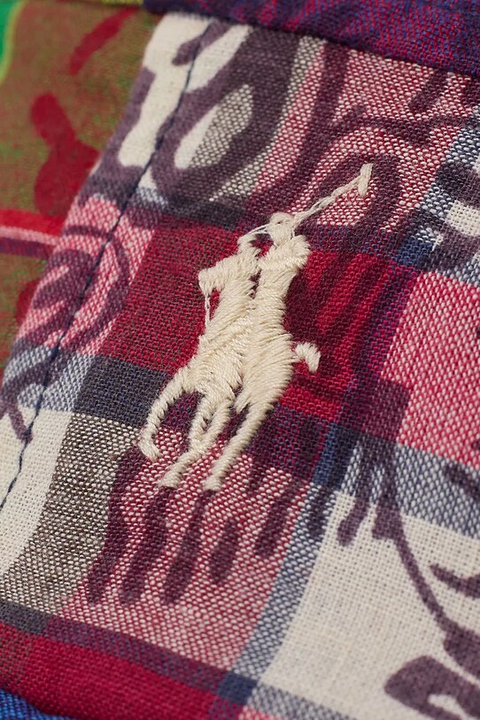 Polo Ralph Lauren czapka z daszkiem bawełniana multicolor 710958067