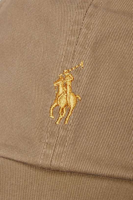 Αξεσουάρ Βαμβακερό καπέλο του μπέιζμπολ Polo Ralph Lauren 710961266 μπεζ