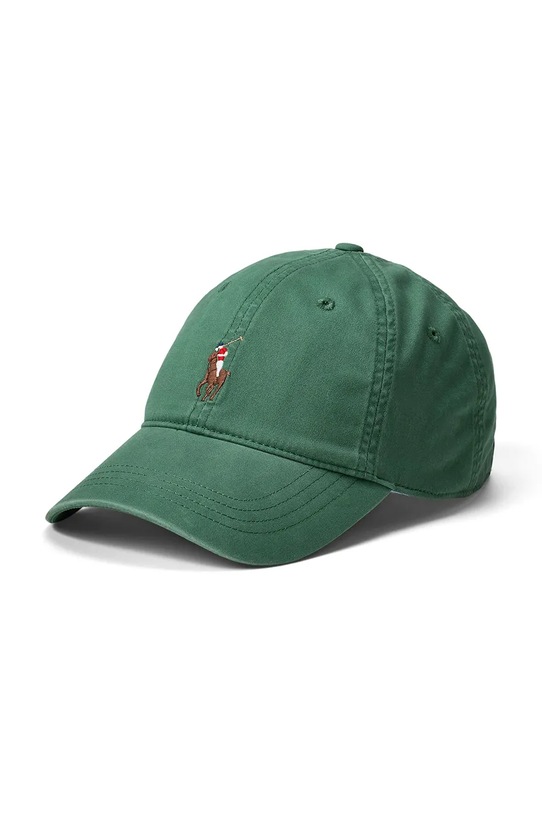 Polo Ralph Lauren czapka z daszkiem bawełniana gładkie szary 710960726