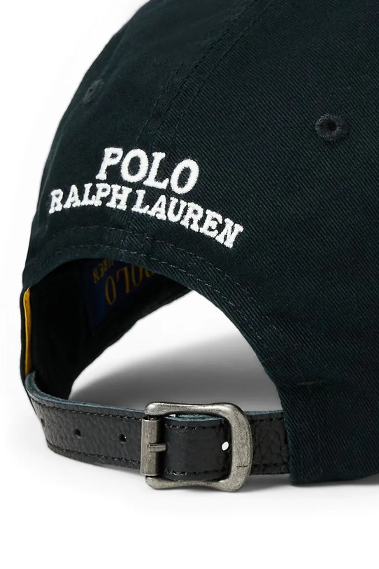 Akcesoria Polo Ralph Lauren czapka z daszkiem bawełniana 710960311 czarny