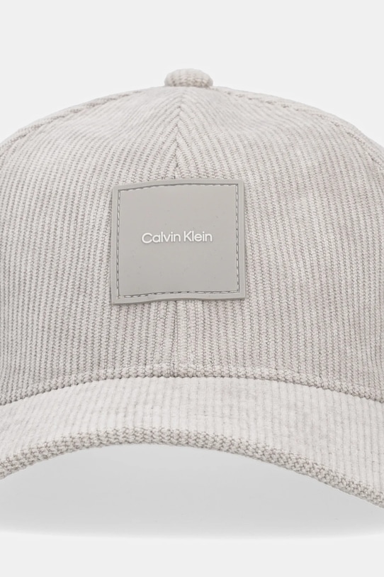 Вельветовая кепка Calvin Klein K50K512612 серый SS25