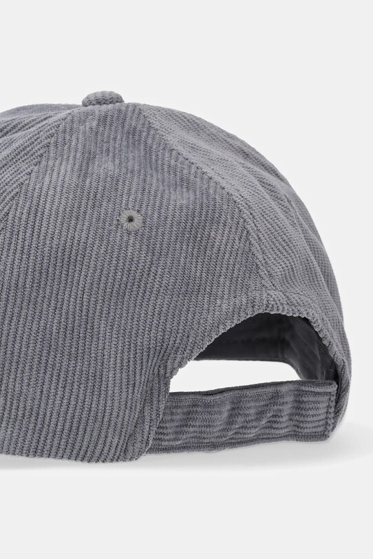 Accesorii Calvin Klein șapcă de baseball din catifea K50K512612 gri