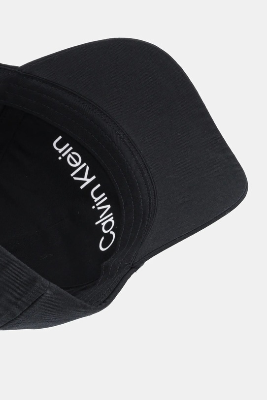 Calvin Klein czapka z daszkiem bawełniana czarny K50K512613