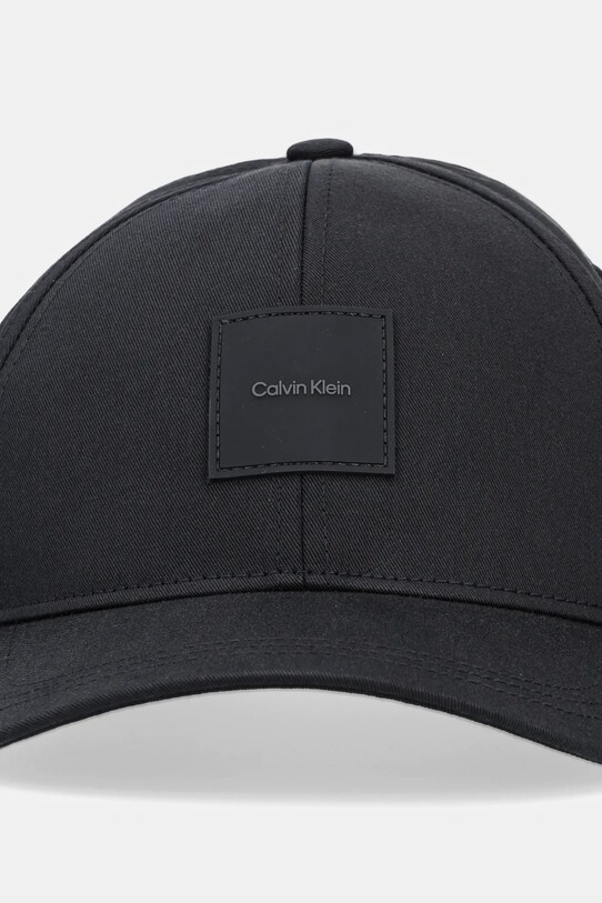 Calvin Klein pamut baseball sapka K50K512616 fekete SS25