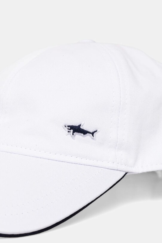 Хлопковая кепка Paul&Shark 25417115 белый SS25