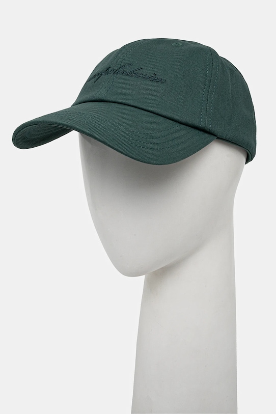 Bavlněná baseballová čepice Marc O'Polo bavlna zelená 5000005639