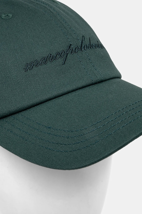 Bavlněná baseballová čepice Marc O'Polo 5000005639 zelená SS25