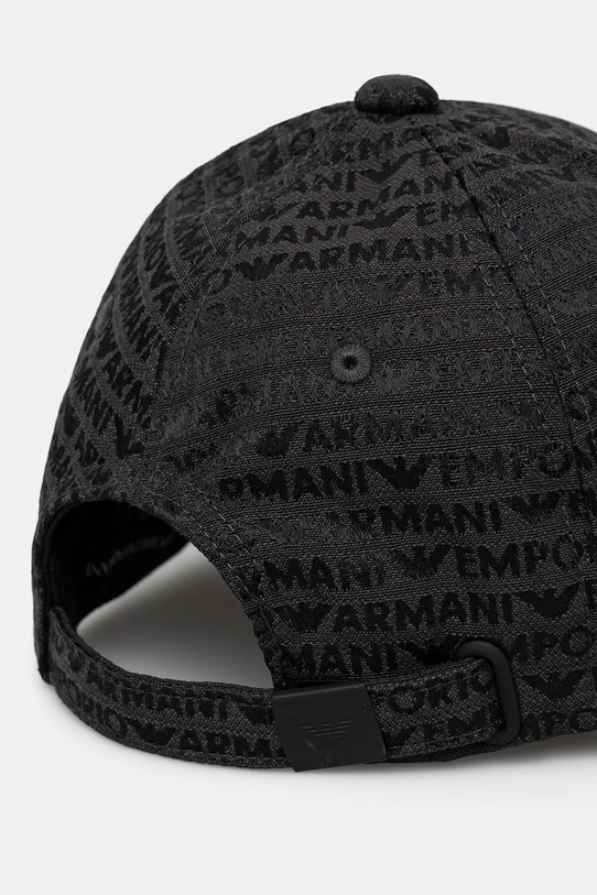 Akcesoria Emporio Armani czapka z daszkiem EM001321.AF14034 czarny