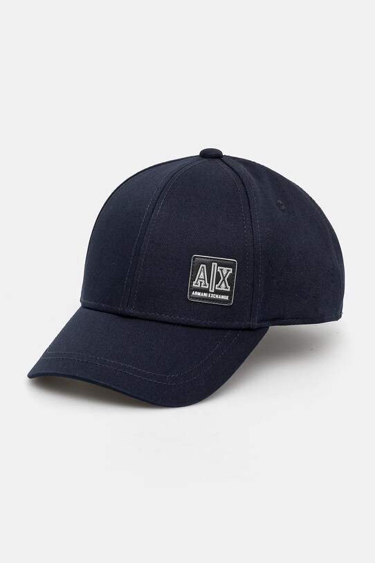 Kšiltovka Armani Exchange bavlna námořnická modř XM001255.AF15066
