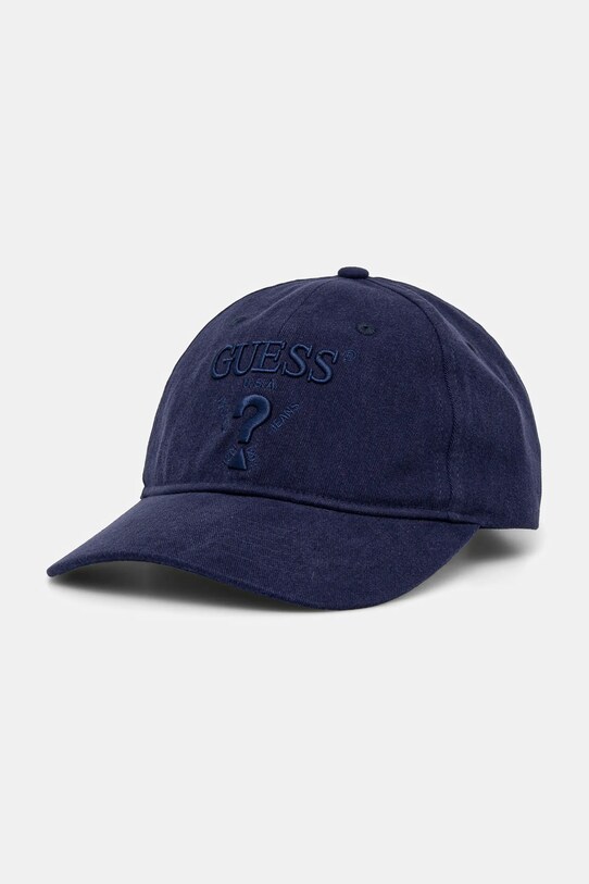 Guess șapcă de baseball din bumbac EMBROIDERED bumbac bleumarin M5RZ11.WO07T
