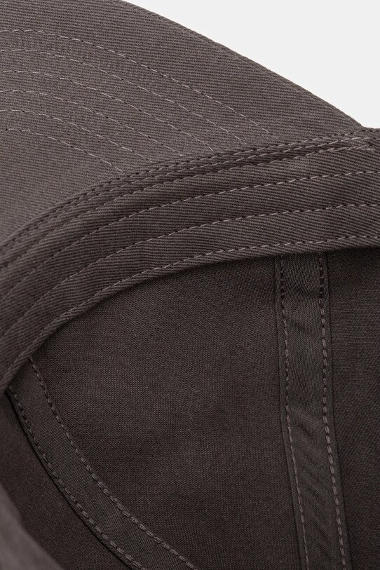 Bavlněná baseballová čepice Guess EMBROIDERED šedá M5RZ11.WO07T