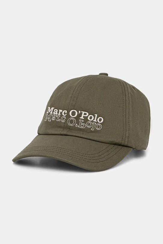 Бавовняна бейсболка Marc O'Polo аплікація зелений 522803801014