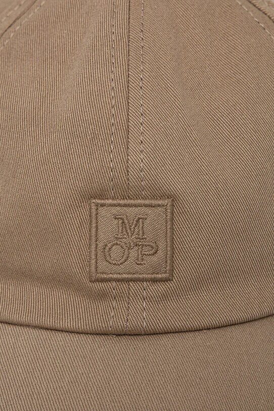 Marc O'Polo czapka z daszkiem bawełniana 522803801072 zielony SS25