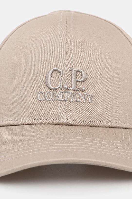 Бавовняна бейсболка C.P. Company 18CMAC282A006288A бежевий SS25