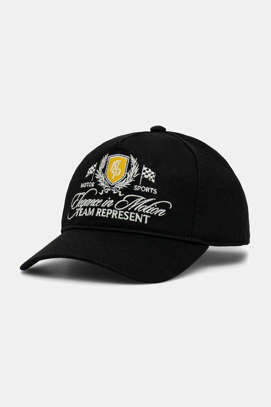 Represent czapka z daszkiem bawełniana Crest Cap bawełna czarny MLM8853.01