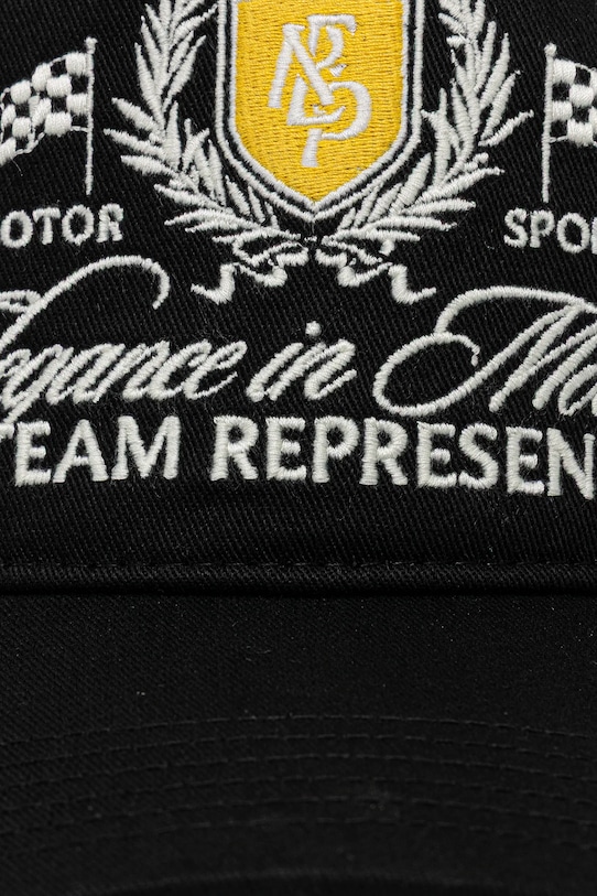 Pamučna kapa sa šiltom Represent Crest Cap crna MLM8853.01