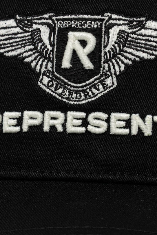 Pamučna kapa sa šiltom Represent Overdrive Badge Cap crna MLM8851.01